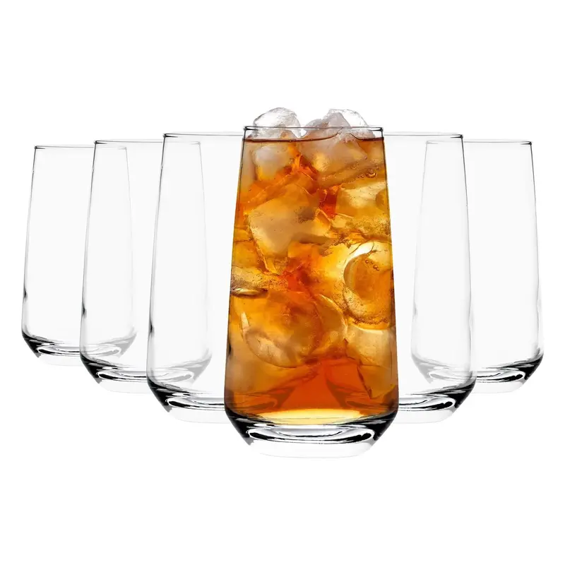 Set Of Six 480Ml Classic Highball Drinking Glasses 1