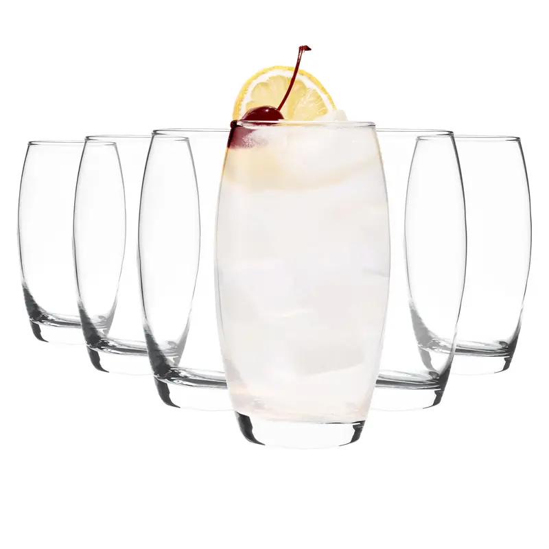 Set Of Six 510Ml Highball Tumbler Glasses 1