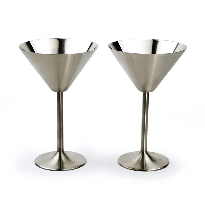 Set Of Two Classic Martini Glasses 1