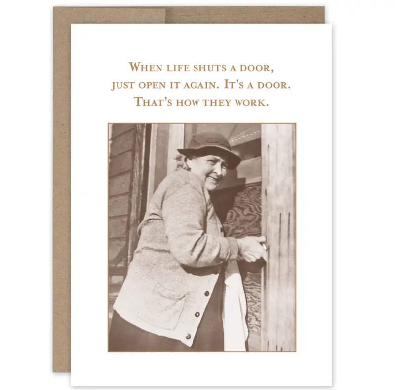 Shannon Martin Greeting Card – 'Door' Visual Motif 1