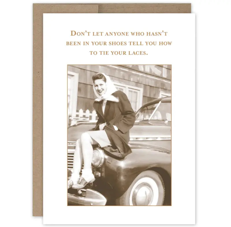 Shannon Martin Greeting Card – 'Shoes' Art Theme 1