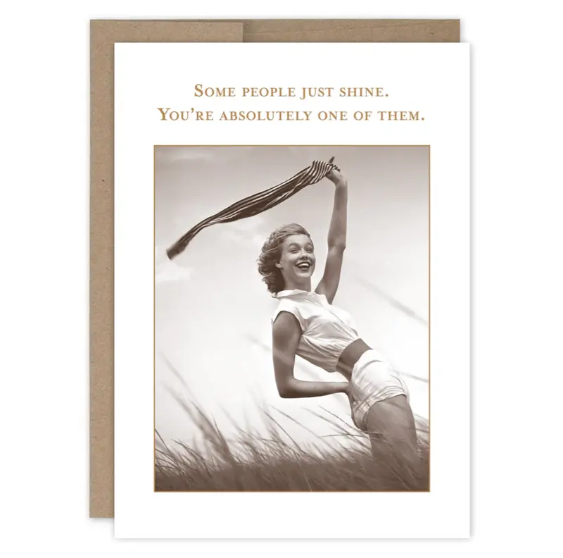 Shannon Martin Some People Just Shine Congratulations Card 1