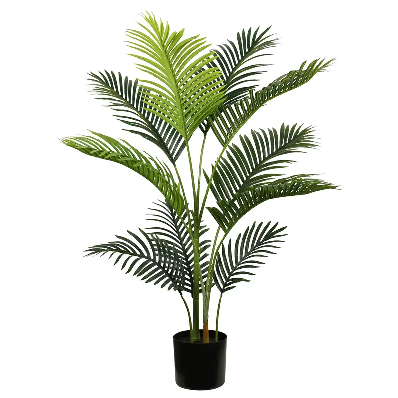 Short Artificial Palm – Compact Tropical Indoor Plant 1