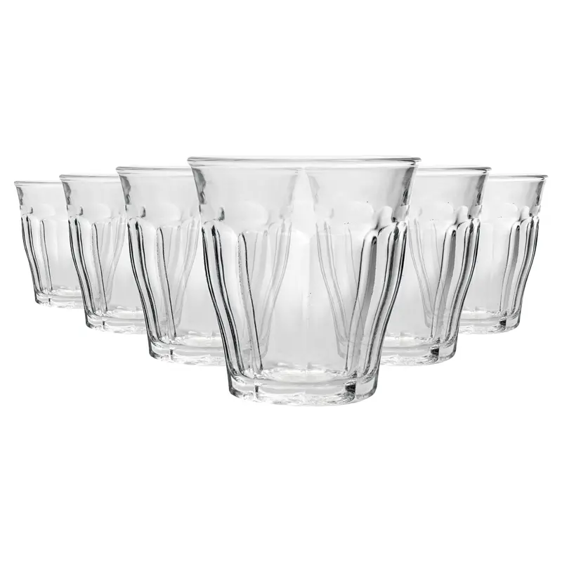 Six 130Ml Picardie Tumbler Glasses 1