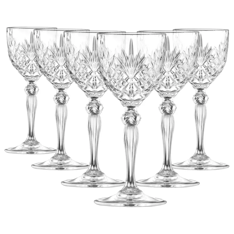 Six 140Ml Crystal Nick & Nora Cocktail Glasses – Melodia Line 1