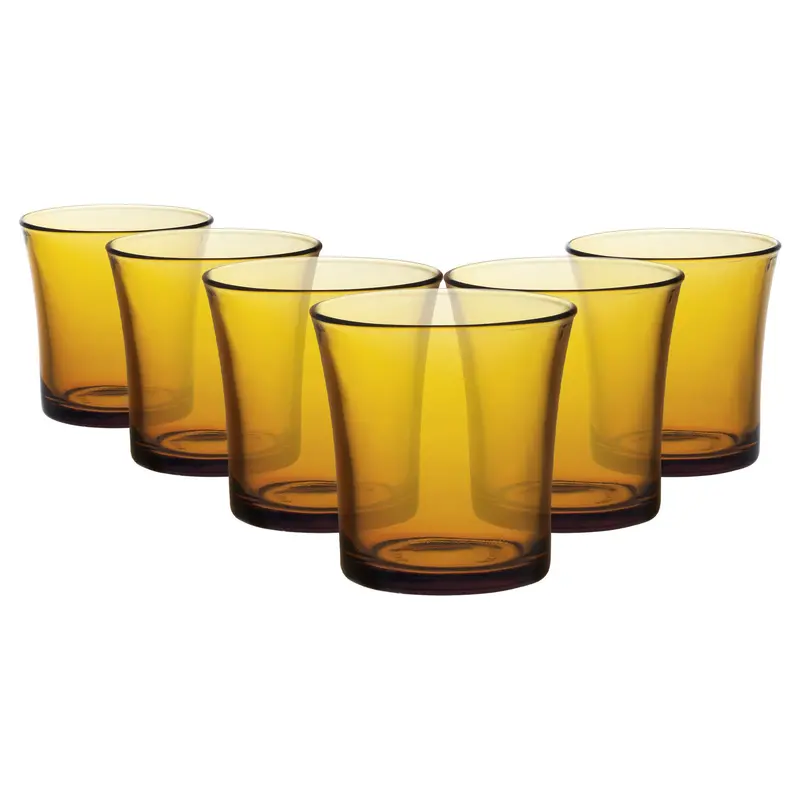 Six 210Ml Lys Clear Tumbler Glasses For Water, Juice, Or Cocktails 1