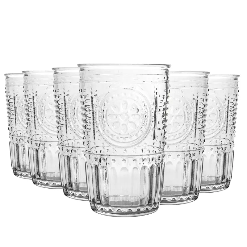 Six 300Ml Romantic Highball Glasses 1