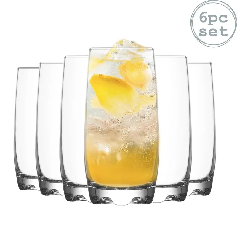 Six 390Ml Adora Contemporary Highball Glasses 1