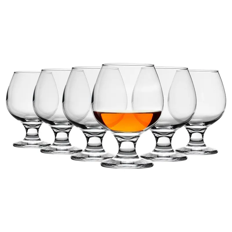 Six 390Ml Misket Brandy Snifter Glasses 1