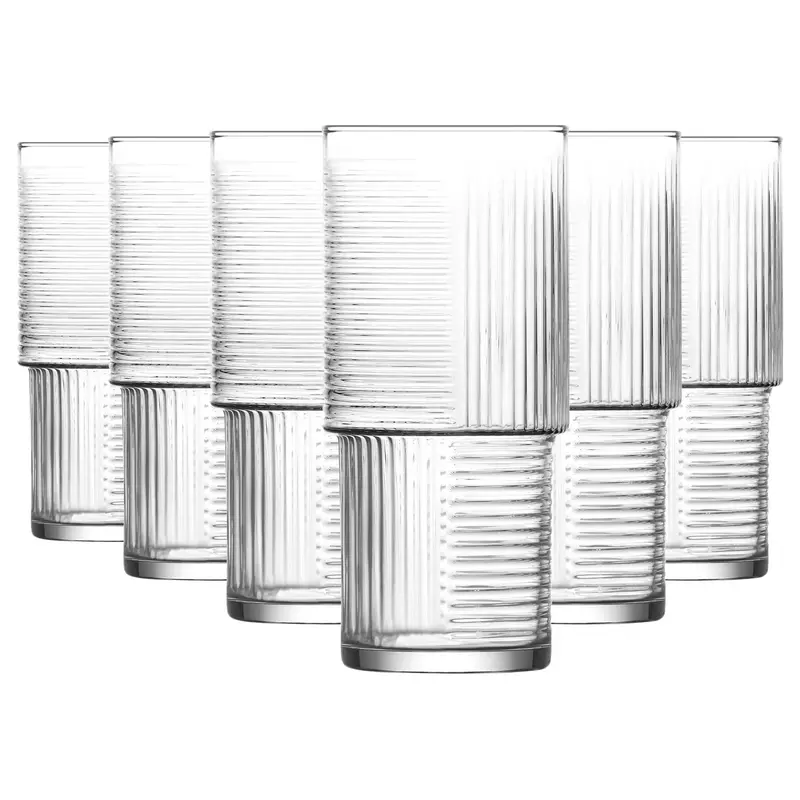 Six 515Ml Helen Stackable Highball Glasses 1