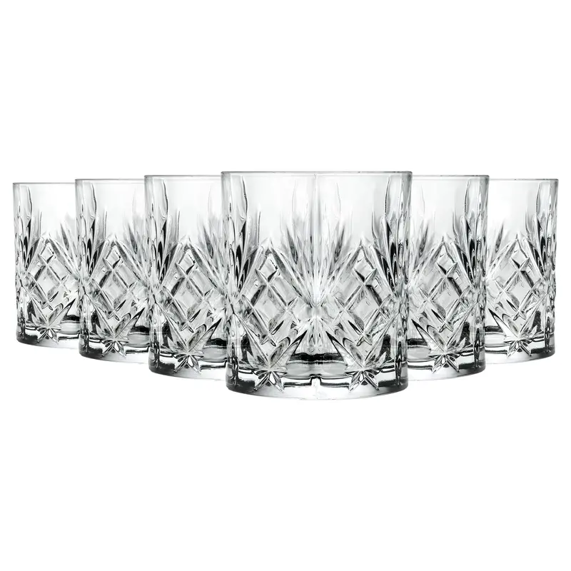 Six 80Ml Crystal Shot Glasses – Melodia Range 1