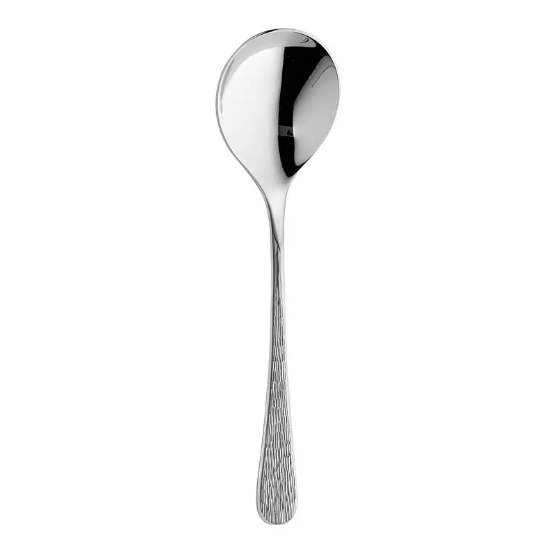 Skye Bright Round Soup Spoon – Elegant Serving Utensil 1