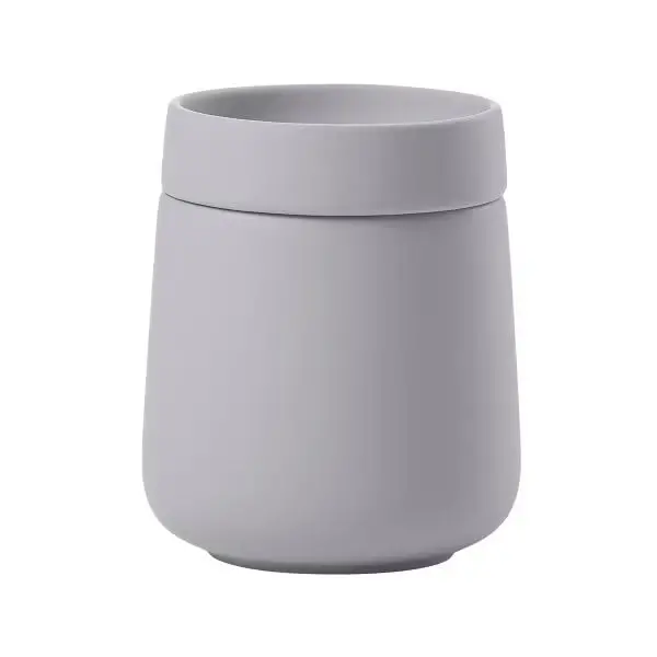Sleek Grey Zone Nova Jar – Minimalist Airtight Container With Secure Closure 1