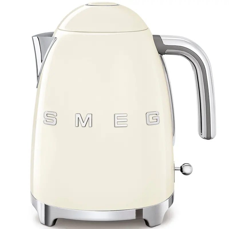 Smeg 3D Logo Electric Kettle – Cream Finish 1