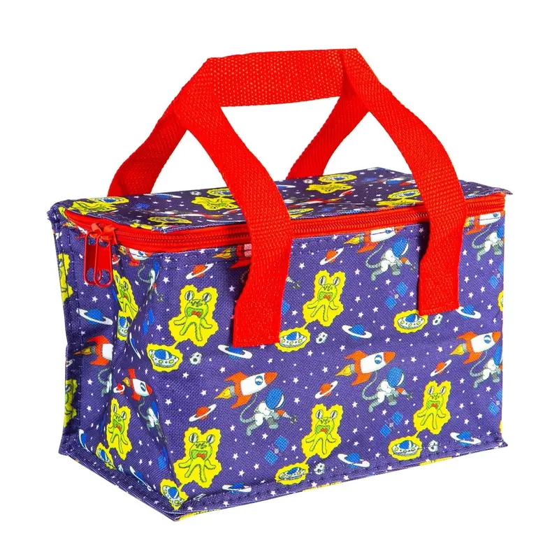 Space Mission-Themed Insulated Lunch Carry Bag 1