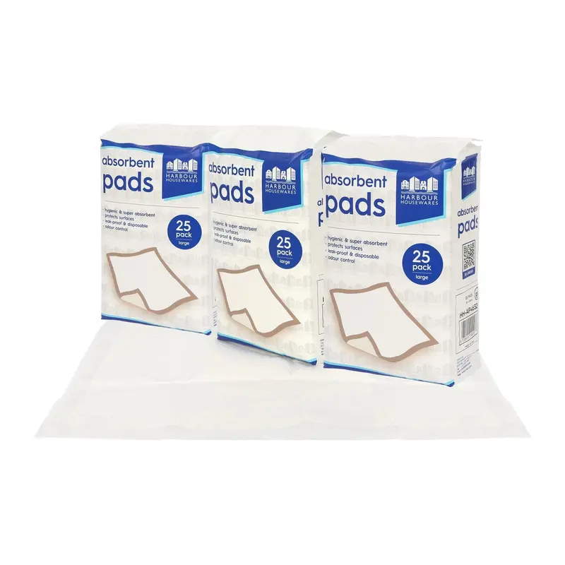 Square Disposable Incontinence Bed Pads (60 × 60 Cm) – Pack Of 75 1