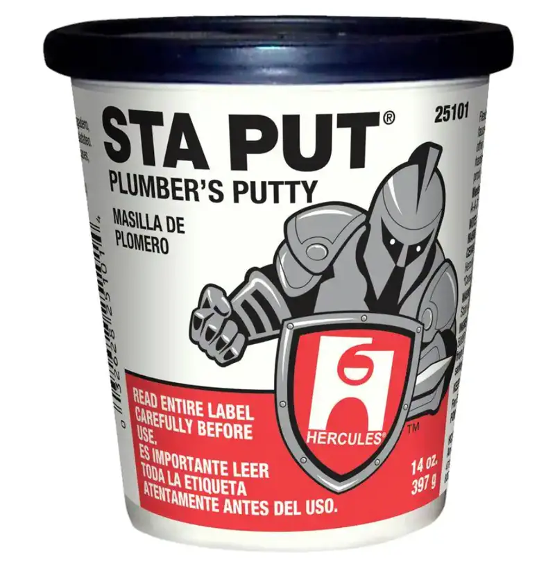 Sta-Put 14-Ounce Non-Toxic Plumber’S Putty For Sealing Fixtures 1