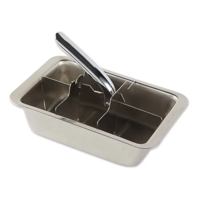 Stainless Steel Ice Cube Tray – Large-Cube Mold For Clear, Slow-Melting Ice 1