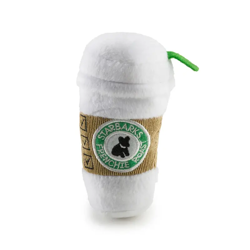 Starbarks With Lid Plush Dog Toy – Haute Diggity Dog Designer-Inspired Interactive Toy 1