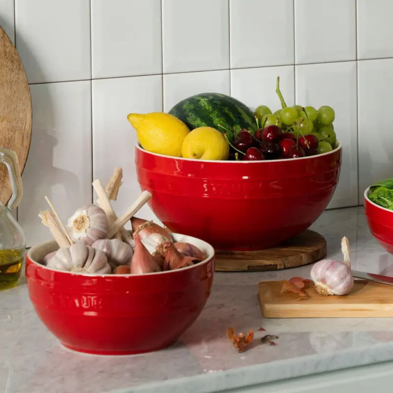Staub Ceramic Mixing Bowls (2-Piece Set) 1