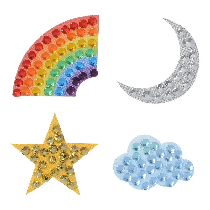 Stickerbeans Baby Beans Sunny & 70 Mini Sparkle Sticker Set 1