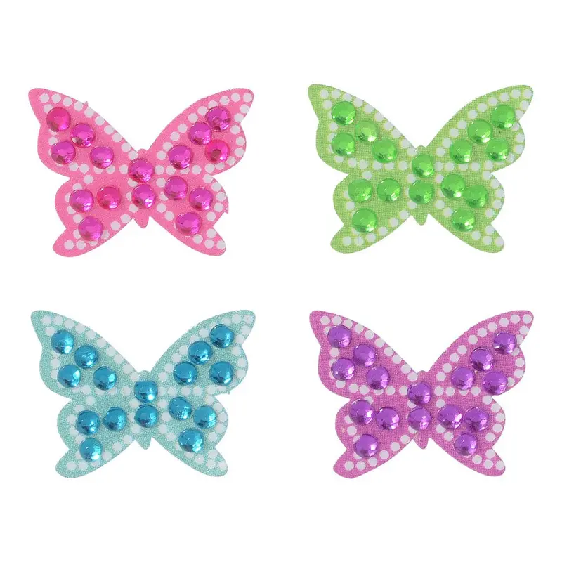 Stickerbeans Butterfly Kisses Mini Sparkle Sticker Set – 2 Inches 1