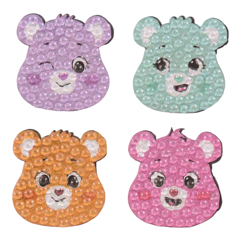 Stickerbeans Care Bears Baby Beans Mini Sparkle Sticker Set – 2 Inches 1