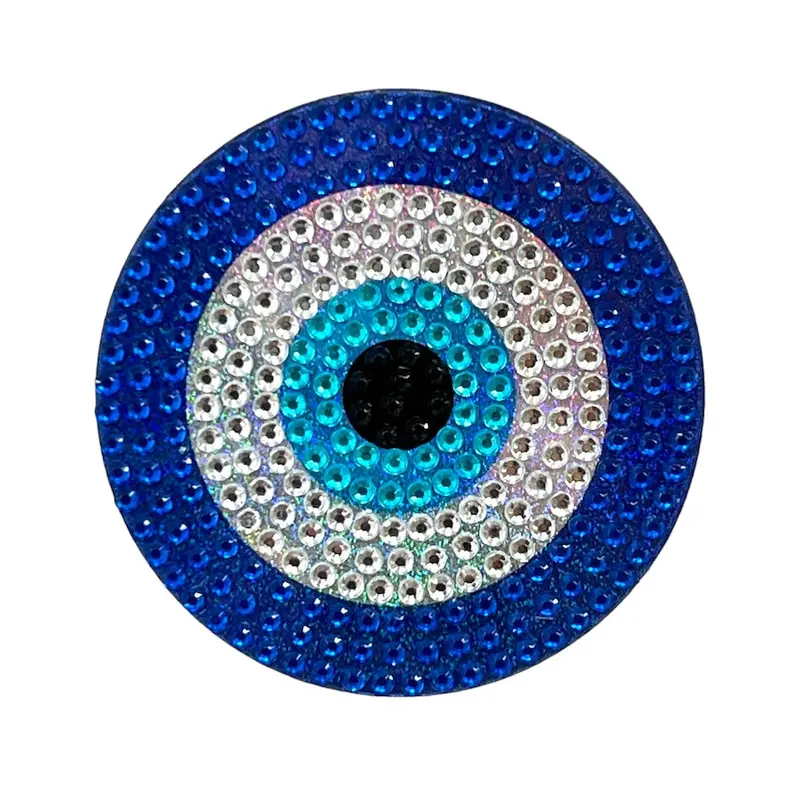Stickerbeans Evil Eye Sparkle Decal – 2-Inch Protective Glitter Sticker 1