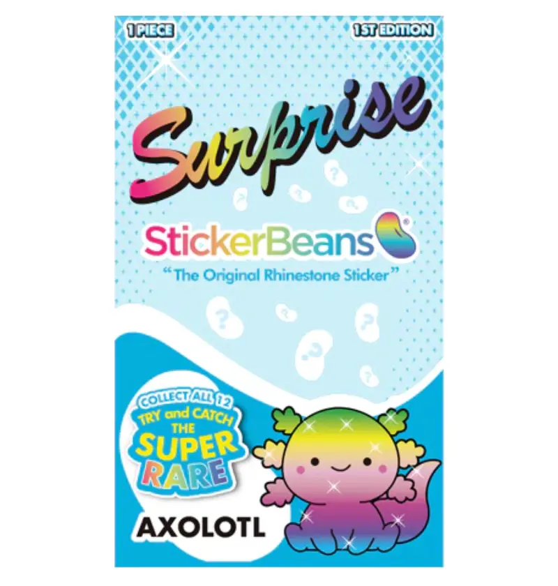 Stickerbeans Limited-Edition Sparkle Sticker – First Edition, 2-Inch Size 1