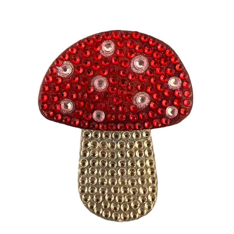 Stickerbeans Mushroom-Themed Sparkle Sticker – 2 Inches 1