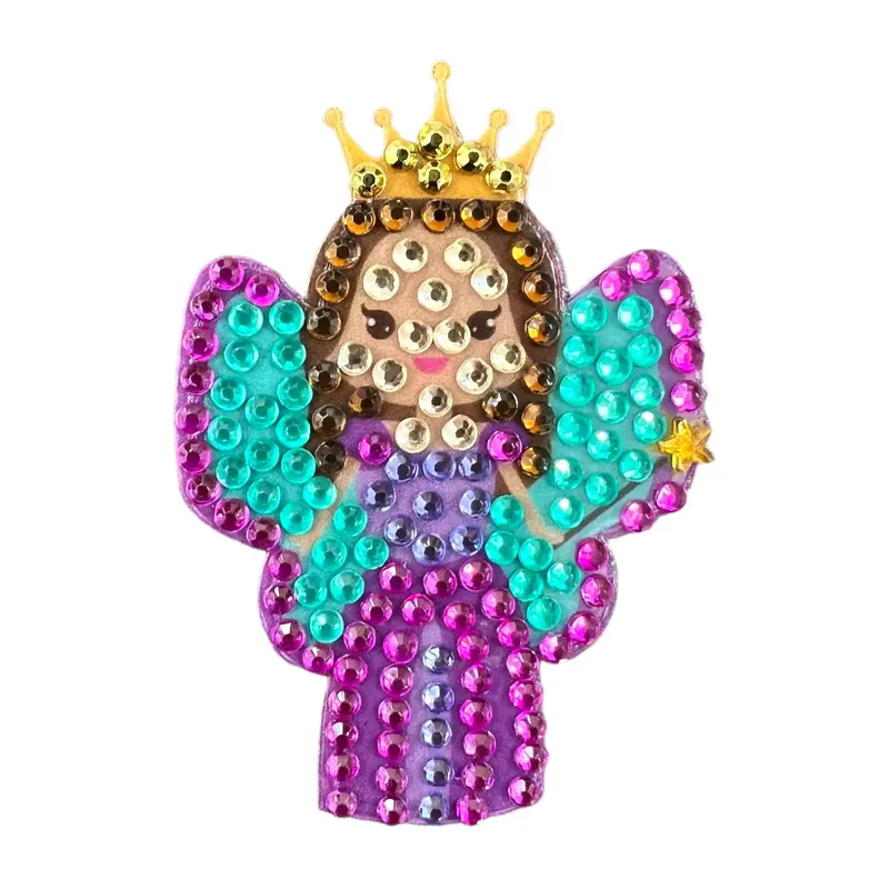 Stickerbeans Tooth Fairy Themed Sparkle Sticker – 2-Inch Glitter Accent Decal 1