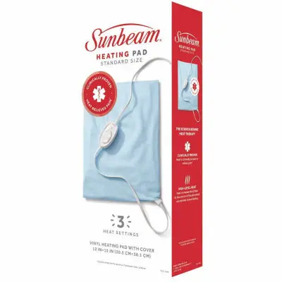Sunbeam Moist Heat Therapy Pad – 12" X 15" With Auto Shut-Off 1