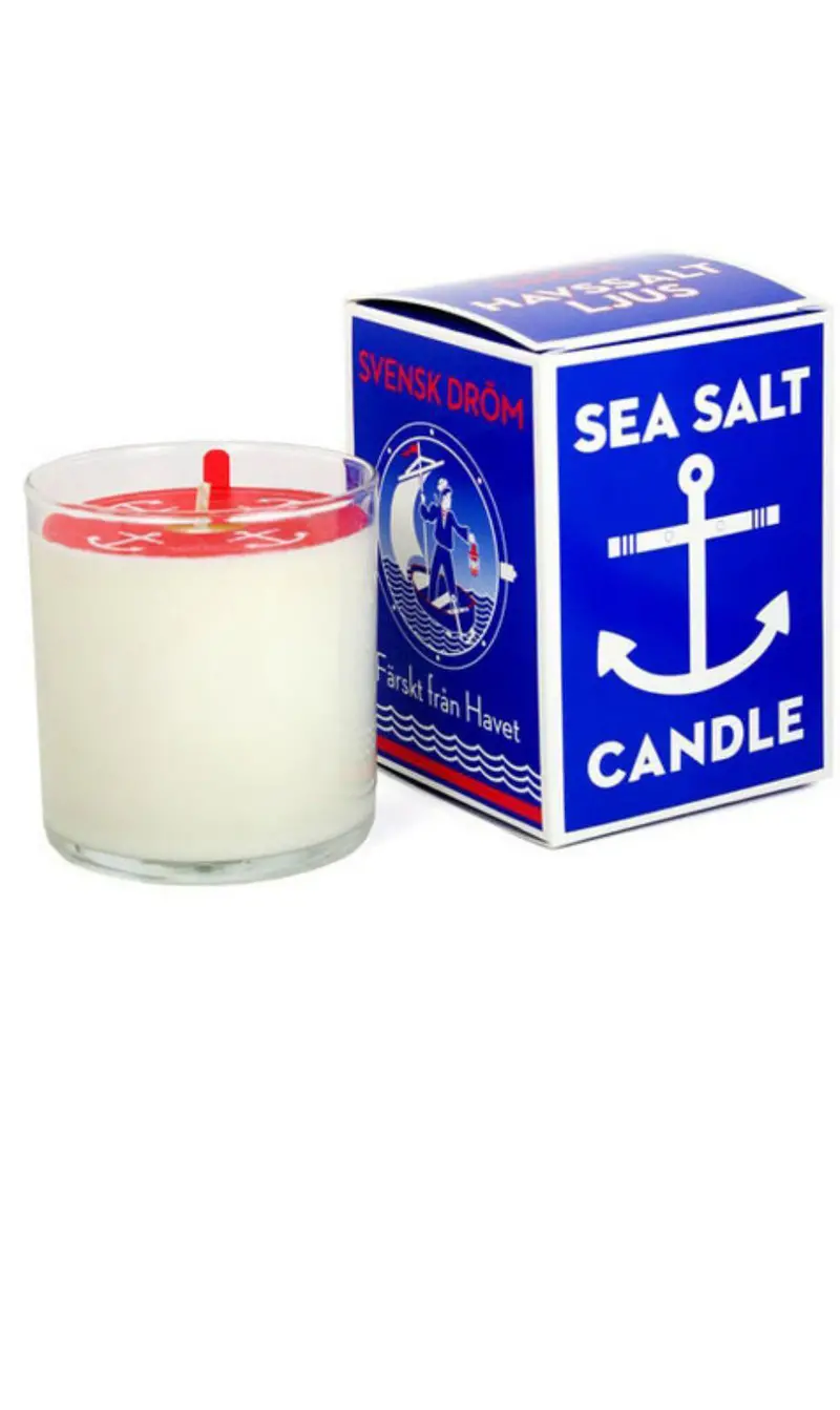 Swedish Dream Sea Salt Fragranced Soy Candle – 10 Oz 1