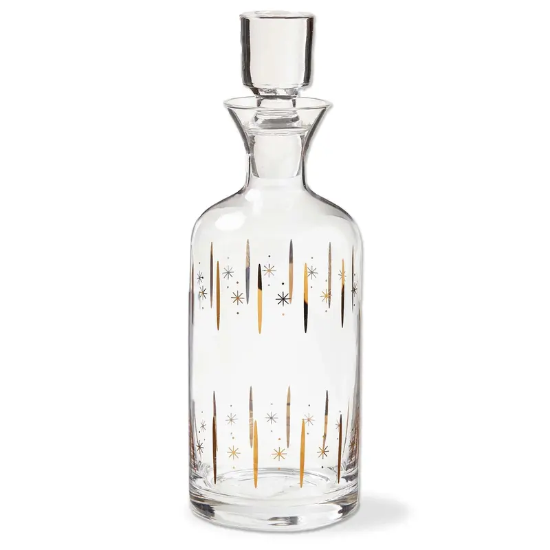 Tag Starlight Glass Decanter – Elegant 11.5" Tall Serving Piece 1