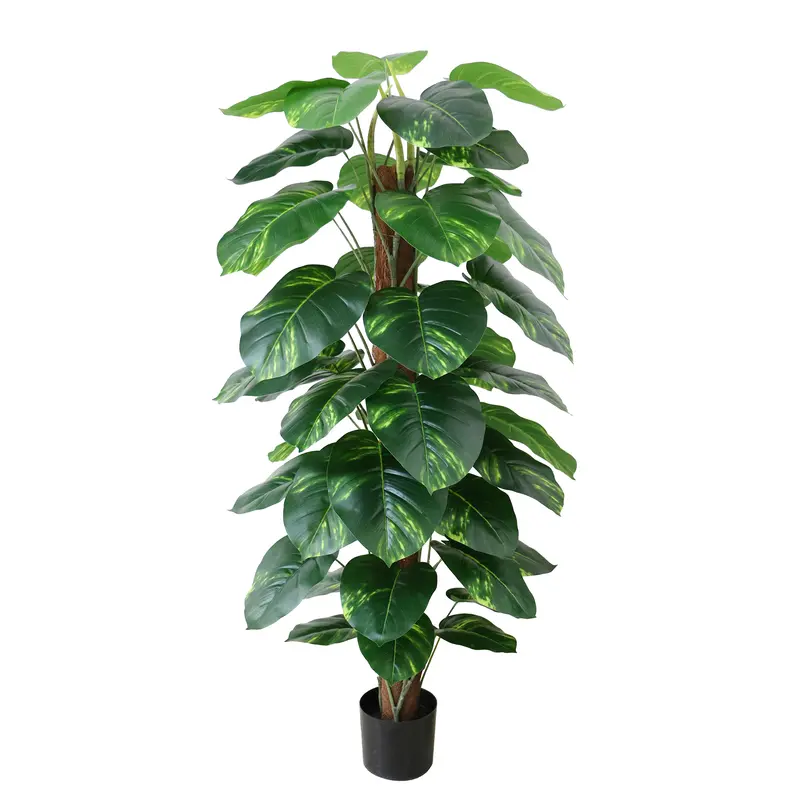 Tall Leafy Faux Plant – Vertical Greenery For Modern Spaces 1