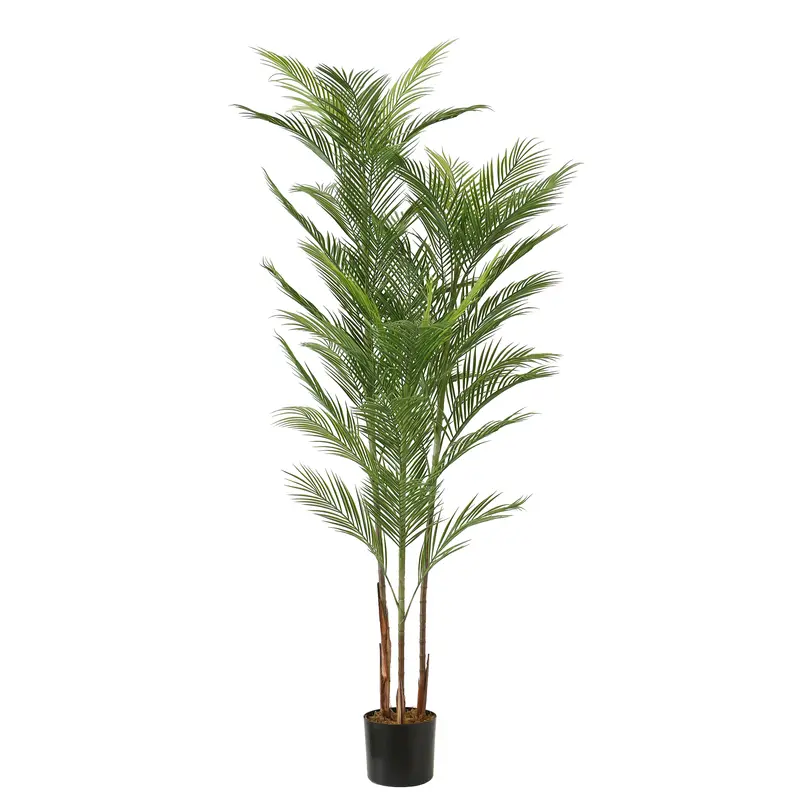 Tall Slim Palm Replica – Elegant Faux Tropical Tree 1