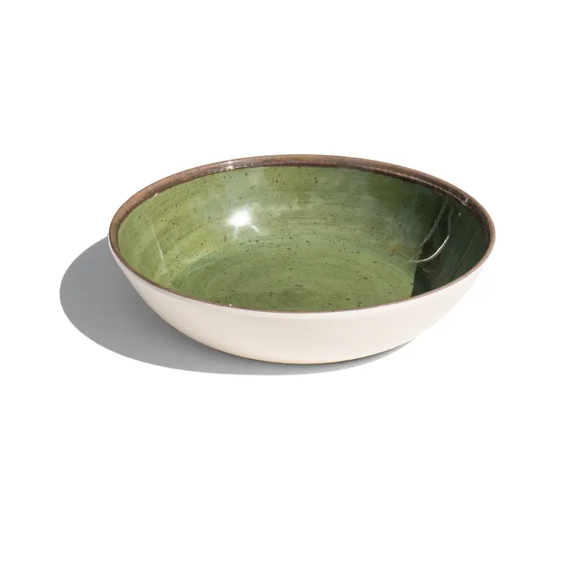 Tarhong Newwave Retreat Pottery Melamine Low Bowls (6-Piece Set) 1