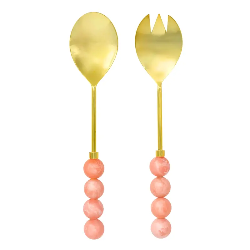 Temari-Inspired Salad Serving Set (2-Piece) 1