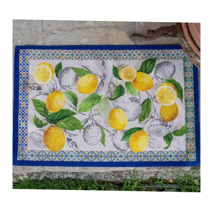 Tessitura Toscana Cetara Absorbent Floormat – Premium Italian Cotton 1