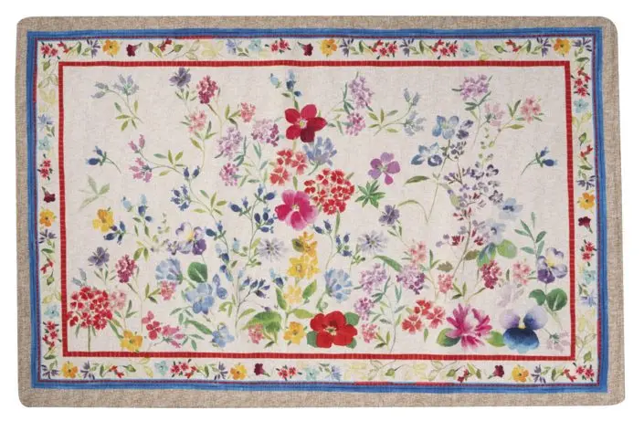 Tessitura Toscana Primula Floor Mat – Handwoven Italian Cotton 1