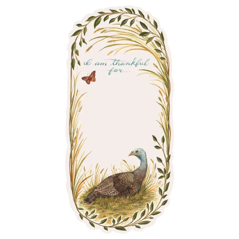 Thankful Turkey Table Place Cards – Set Of 12 Autumnal Accents 1