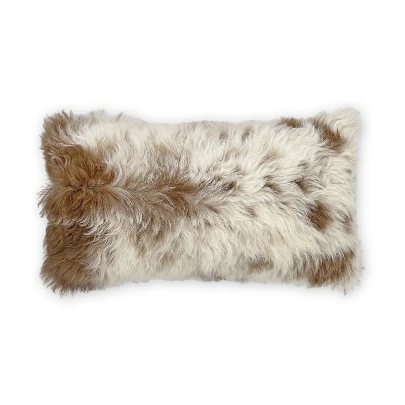 The Mood Tigrado Pillow – Handcrafted Spanish Lambskin Cushion With Natural Sheen 1