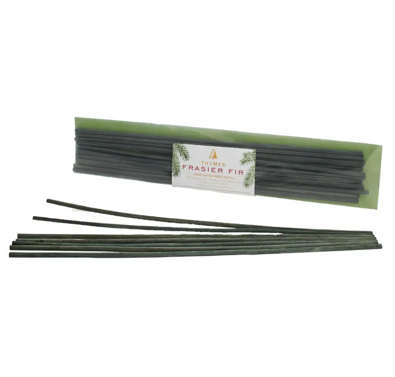 Thymes Frasier Fir Reed Diffuser Refill – 14-Piece Set 1