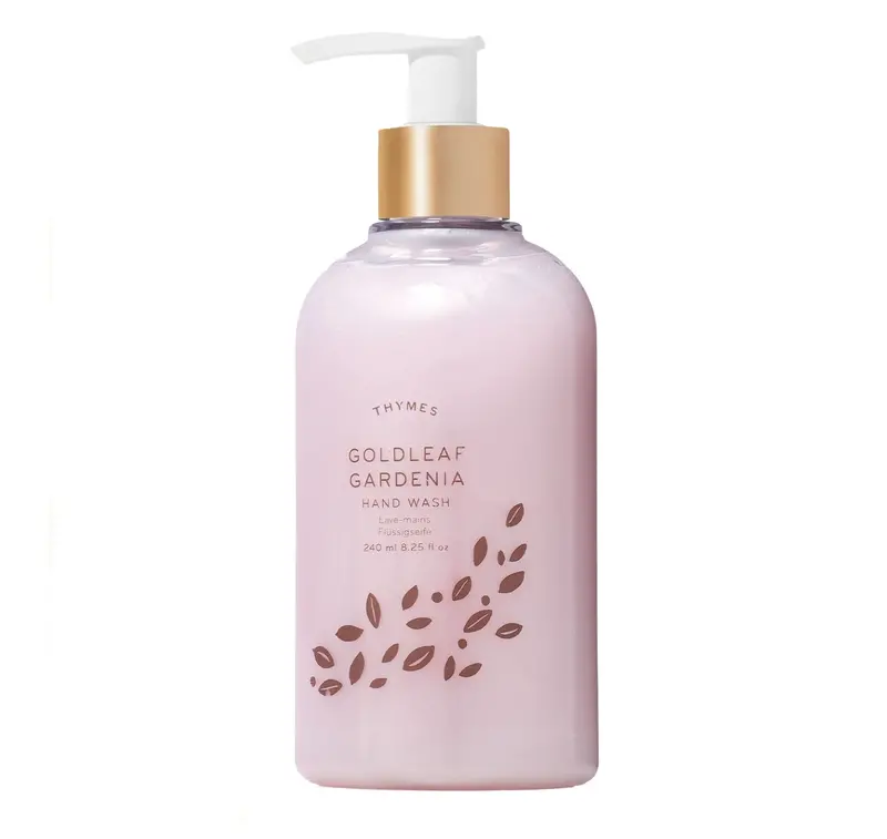 Thymes Goldleaf Gardenia Hand Wash – 8.25 Fl Oz Botanical Formula 1
