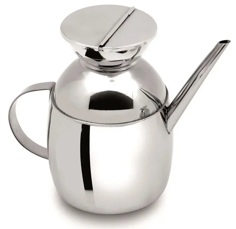 Tosca Stainless Steel Oil Cruet – 700Ml Polished Finish 1
