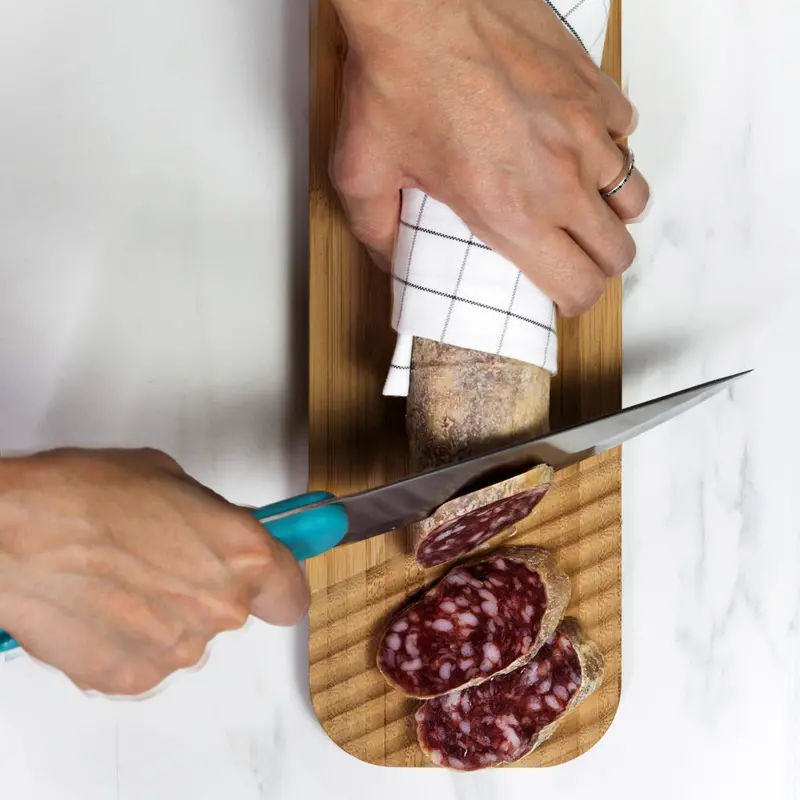 Trebonn Artu Salami Knife And Built-In Board Set 1