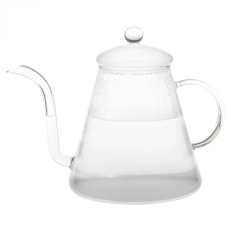 Trendglas Pour-Over Glass Kettle – 1.2-Liter Heat-Resistant Borosilicate 1