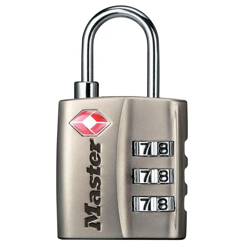 Tsa-Approved Nickel Travel Luggage Lock For Airports 1