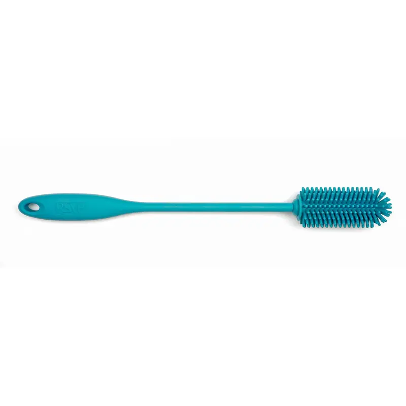 Turquoise Silicone Bottle Cleaning Brush 1