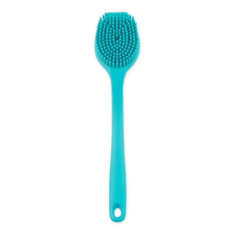 Turquoise Silicone Dishwashing Brush 1